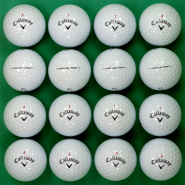 그린피플,캘러웨이 크롬 소프트 3피스 B급 로스트볼 16개