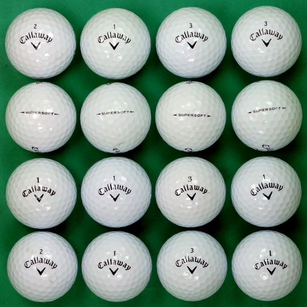 그린피플,캘러웨이 슈퍼 소프트 2피스 B급 로스트볼 16개