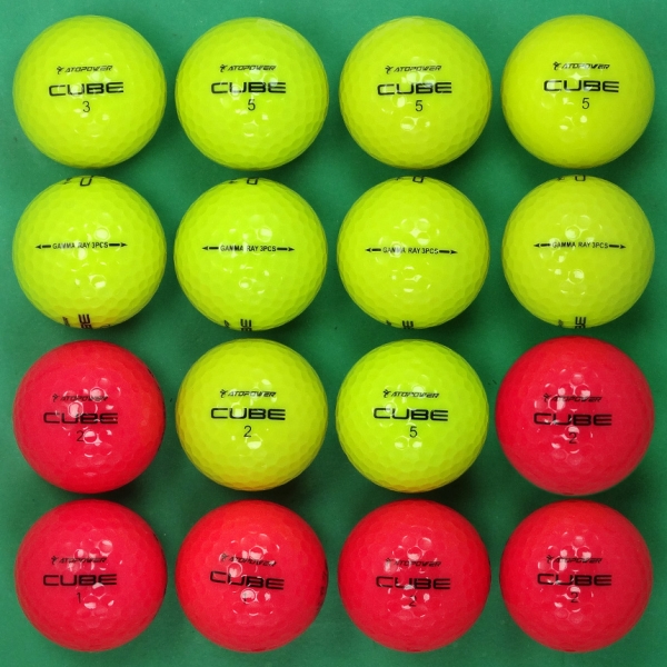 그린피플,카이스트 아토파워 큐브 컬러혼합 3피스 A+급 로스트볼 16개