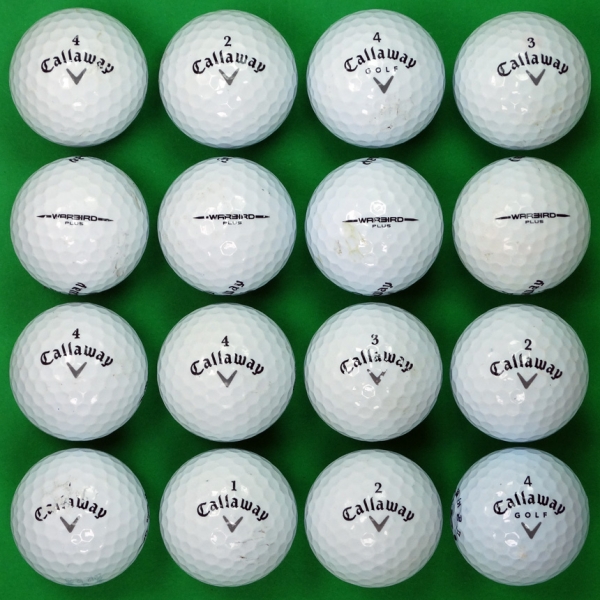그린피플,캘러웨이 워버드 플러스 2피스 B+급 로스트볼 16개
