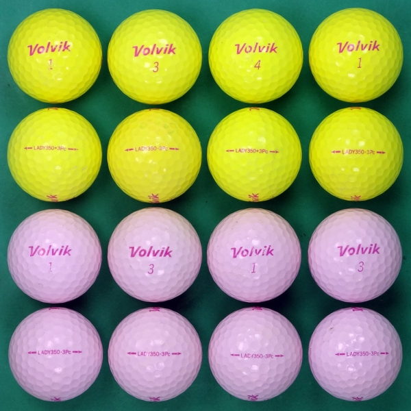 그린피플,볼빅 레이디 350 컬러혼합 3피스 B+급 로스트볼 16개